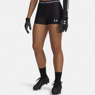 Under Armour HeatGear Shorts Dames-zwart, wit - XS