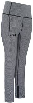 Under Armour HeatGear Stretch Waist Grey Womens Geo Ankle Legging 1371114 001 Grijs - XS