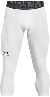 Under Armour Heatgear Tight Heren-Wit,Zwart - L