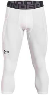 Under Armour Heatgear Tight Heren-Wit,Zwart - XXL