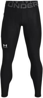 Under Armour Heatgear Tight Heren-Zwart,Wit - XL
