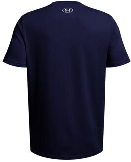 Under Armour Heren 1382911 432 logo t-shirt Blauw