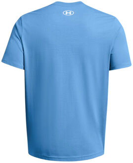 Under Armour Heren 1382911 432 logo t-shirt - maat L Blauw