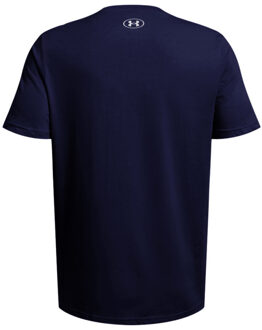 Under Armour Heren 1382911 432 logo t-shirt - maat M Blauw