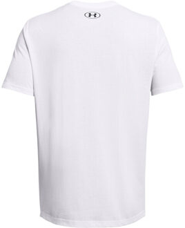 Under Armour Heren 1382911 432 logo t-shirt Wit