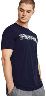 Under Armour Heren camo streep t-shirt Blauw - M