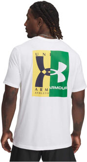 Under Armour Heren Evolution Logo T-shirt met korte mouwen (Wit) - maat