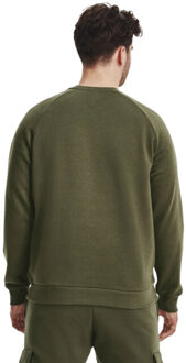 Under Armour Heren fleece sweatshirt met ronde hals - maat XL Groen