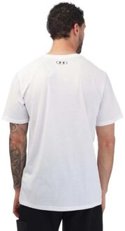 Under Armour Heren GL Foundation T-shirt met korte mouwen (Wit) - maat