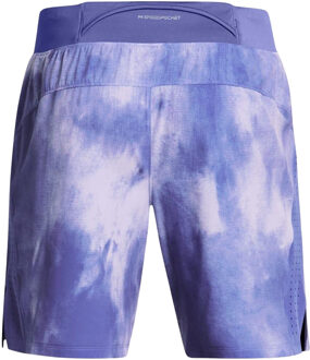 Under Armour Heren Launch Pro Gedrukte Shorts (Paars)