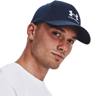 Under Armour Heren lockup logo verstelbare baseball cap - maat One size Blauw