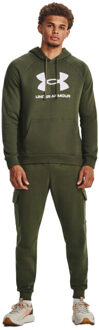 Under Armour Heren logo fleece hoodie - maat M Groen