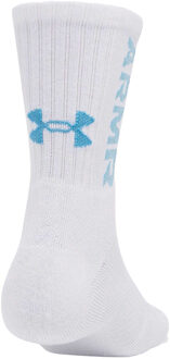 Under Armour Heren Mid Calf Crew Sokken (Set van 3) (Wit) - maat M