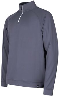 Under Armour Heren Quarter Zip Midlayer (Kasteel Rots) - maat L Grijs