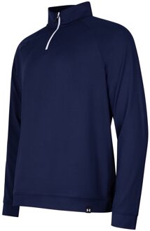 Under Armour Heren Quarter Zip Midlayer (Middernacht marine) Navy/blauw - XL