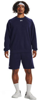 Under Armour Heren rival fleece crew hals trui - maat L Paars
