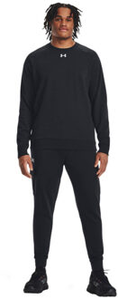 Under Armour Heren rival fleece crew hals trui Zwart - L