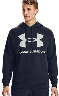 Under Armour Heren rival fleece hoodie Blauw - L