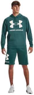 Under Armour Heren rival fleece hoodie Groen - XL