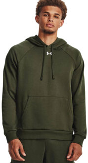 Under Armour Heren rival fleece hoodie Groen - XL