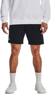 Under Armour Heren Rival Fleece Korte Broek (Zwart/Wit) - M