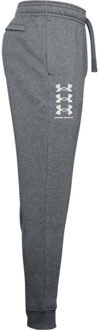 Under Armour Heren rival fleece repeat logo joggingbroek - maat S Grijs