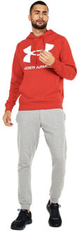 Under Armour Heren rival groot logo fleece training hoodie Rood - M