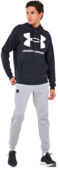 Under Armour Heren rival groot logo fleece training hoodie Zwart - S
