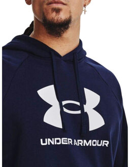 Under Armour Heren rival logo fleece hoodie - maat L Blauw