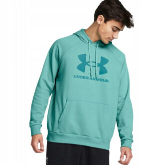 Under Armour Heren rival logo fleece hoodie - maat L Blauw