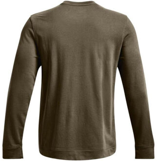 Under Armour Heren rival terry logo sweatshirt - maat M Groen