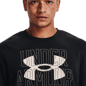Under Armour Heren rival terry logo sweatshirt Zwart - M