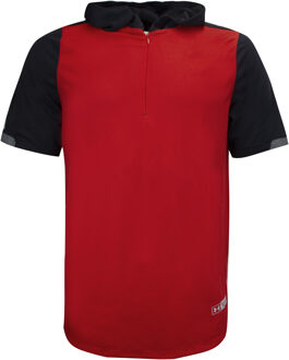Under Armour Heren Select T-Shirt Hoodie Half Zip Top 1326757 600 Rood