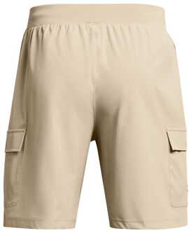Under Armour Heren-Short Under Armour Stretch Woven Cargo in crème - maat