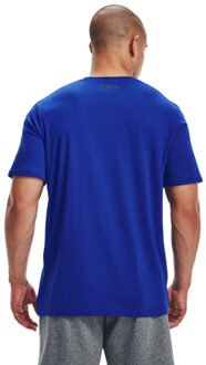 Under Armour Heren sportstyle boxed logo t-shirt Blauw