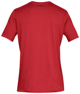 Under Armour Heren sportstyle boxed logo t-shirt Rood - M