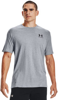Under Armour Heren sportstyle logo t-shirt - maat M Grijs