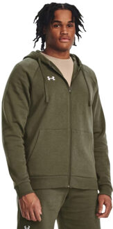Under Armour Heren sportstyle rival fleece full zip hoodie Groen