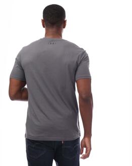 Under Armour Heren Sportstyle T-shirt met korte mouwen (Kasteel Rots) Grijs