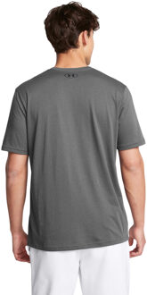 Under Armour Heren Sportstyle T-shirt met korte mouwen (Kasteelsteen Grijs/Zwart) Lichtgrijs - 3XL
