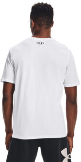 Under Armour Heren Sportstyle T-shirt met korte mouwen (Wit, Zwart) - maat 3XL