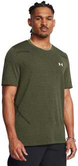 Under Armour Heren-T-shirt Under Armour Vanish Seamless Grid in Groen
