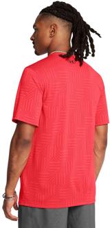 Under Armour Heren Tech Geotessa Vent T-shirt (Rood) - XS