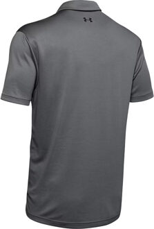 Under Armour Heren Tech Poloshirt (Grafiet/Zwart) - maat M Donkergrijs