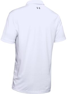 Under Armour Heren Tech Poloshirt (Wit/Grafiet) - S
