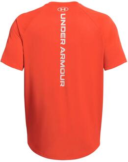 Under Armour Heren Tech Reflecterend T-shirt met korte mouwen (Oranje) - XL