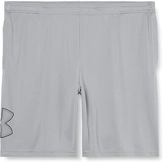 Under Armour Heren-Tech Shorts (Staal Grijs/Zwart)