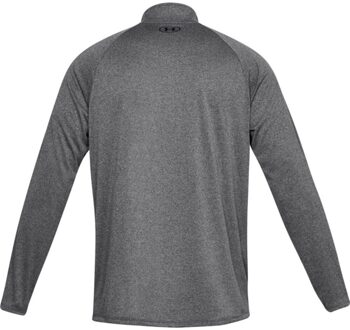 Under Armour Heren-Tech T-Shirt (Koolstof Heather/Zwart) - maat XL Grijs