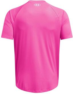 Under Armour Heren Tech T-Shirt met reliëf (Roze)