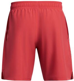 Under Armour Heren Tech Wordmark Geweven Korte Broek (Rood) - S